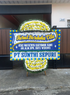 Papan Bunga Duka di Sulabesi Selatan